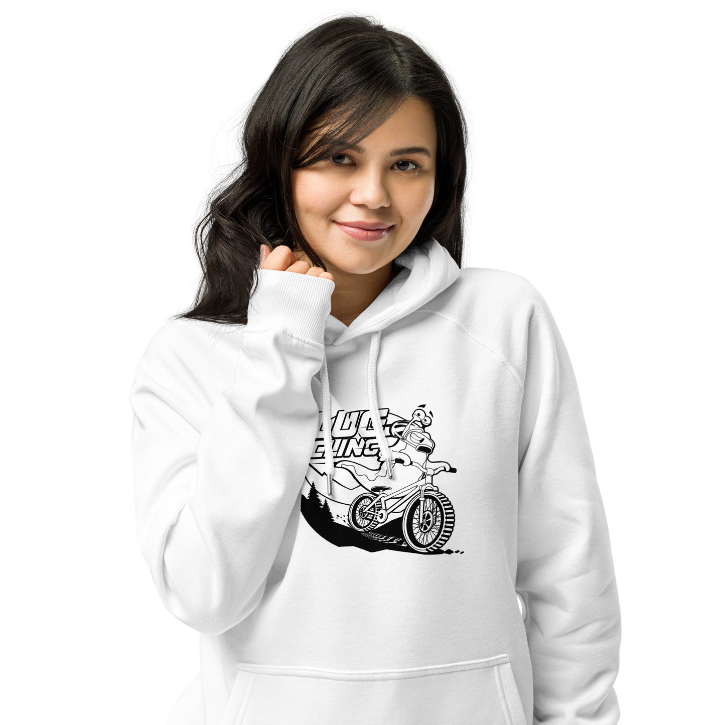 Unisex eco raglan hoodie